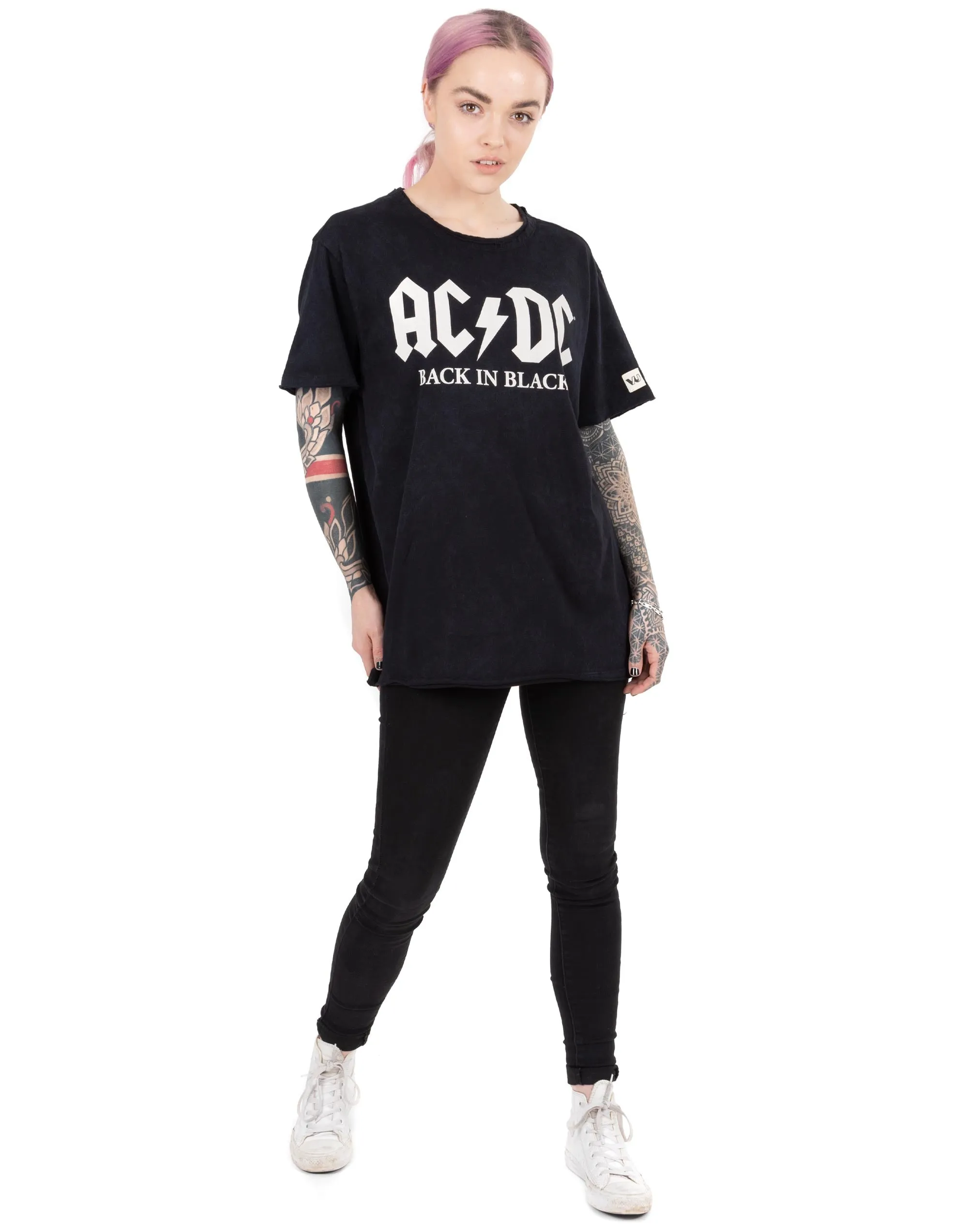 AC/DC Back In Black Unisex Adult T-Shirt - Black