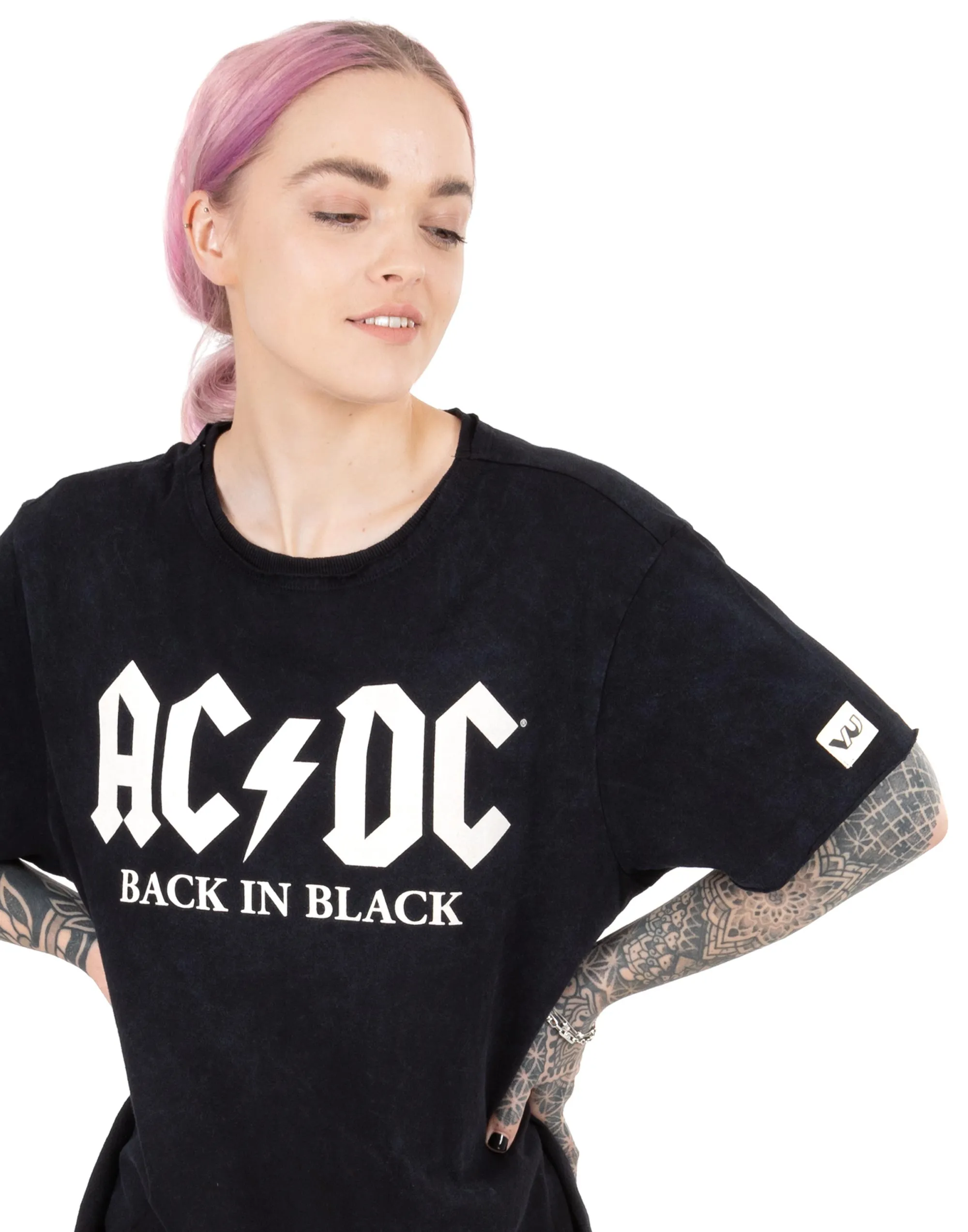 AC/DC Back In Black Unisex Adult T-Shirt - Black