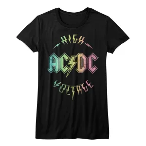 AC/DC Multicolor Voltage Women's T-Shirt