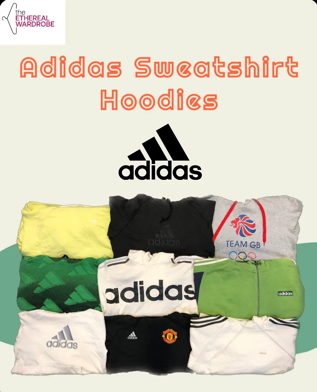 Adidas Premium Sweatshirts including Vintage Pieces