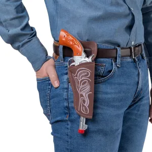 Adults Fancy Dress Cowboy Gun And Holster