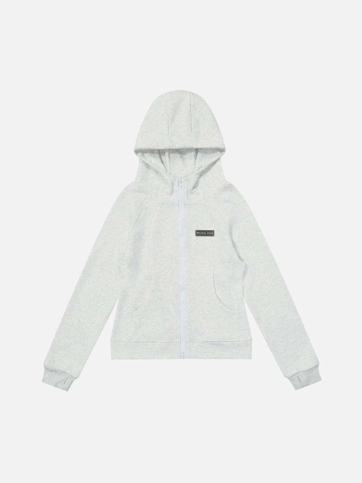 Aelfric Eden Basic Cropped Zip Up Hoodie