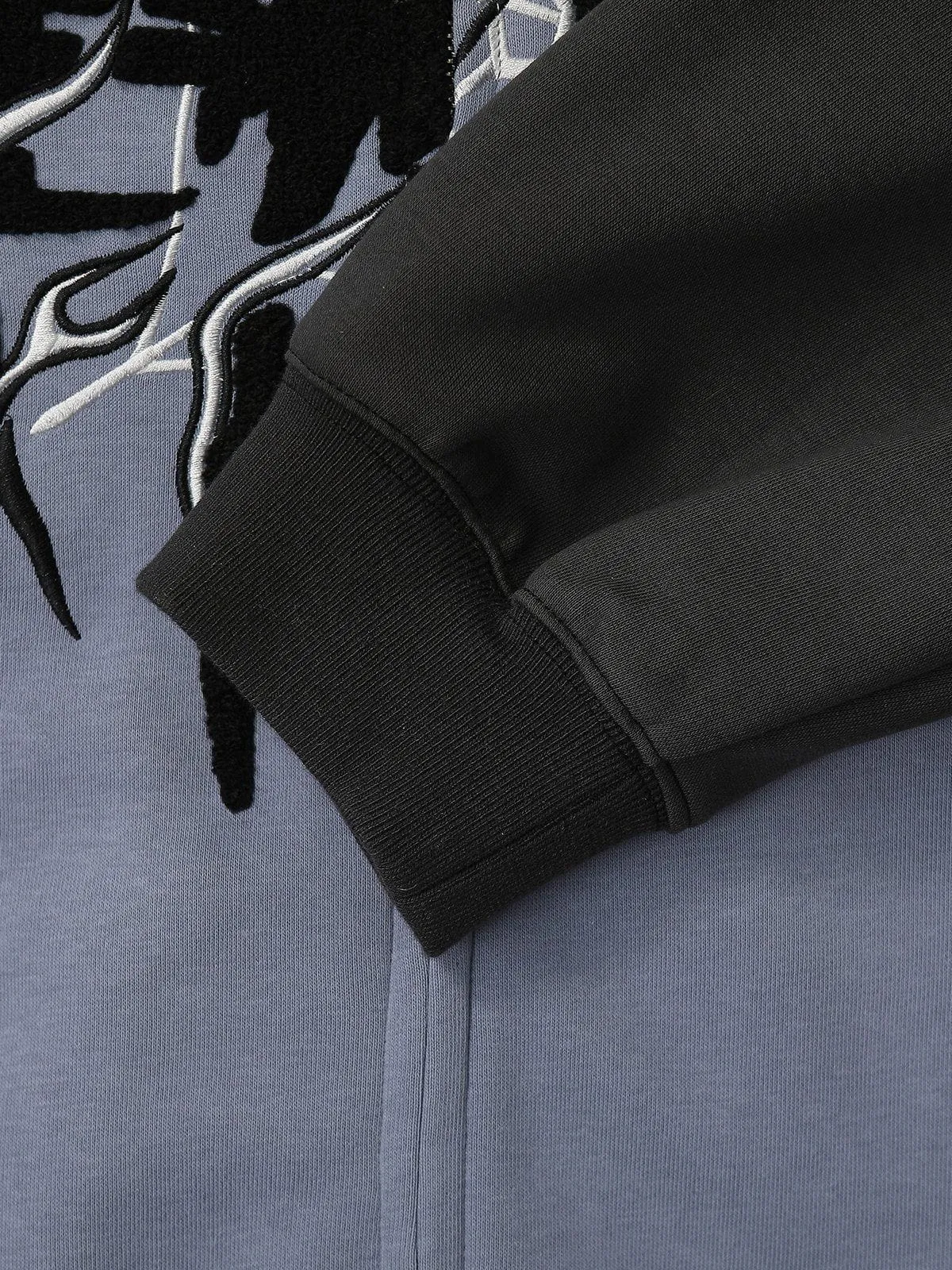 Aelfric Eden Embroidery Flame Spider Zip Up Hoodie