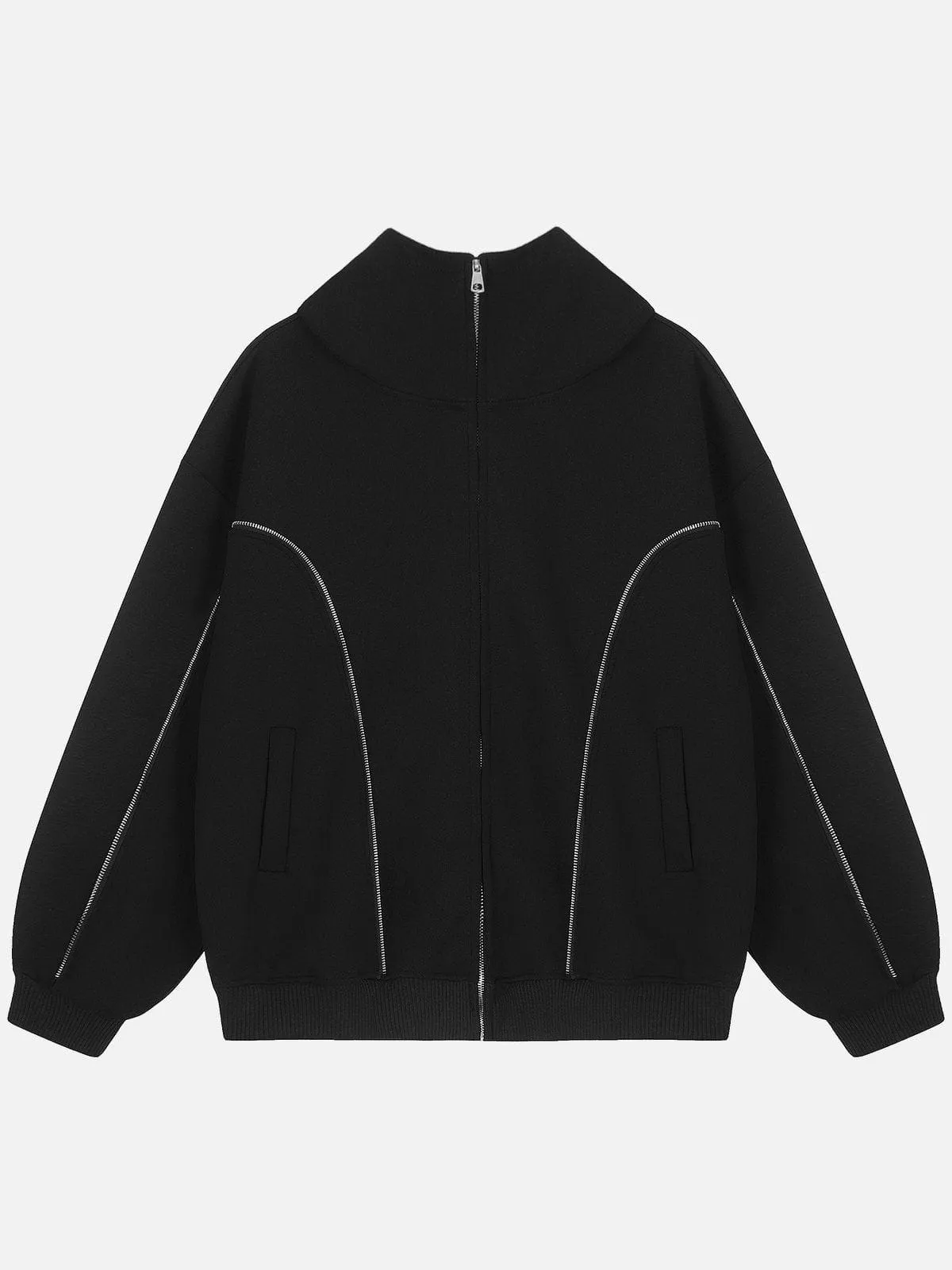 Aelfric Eden Zip Up Decoration Hoodie