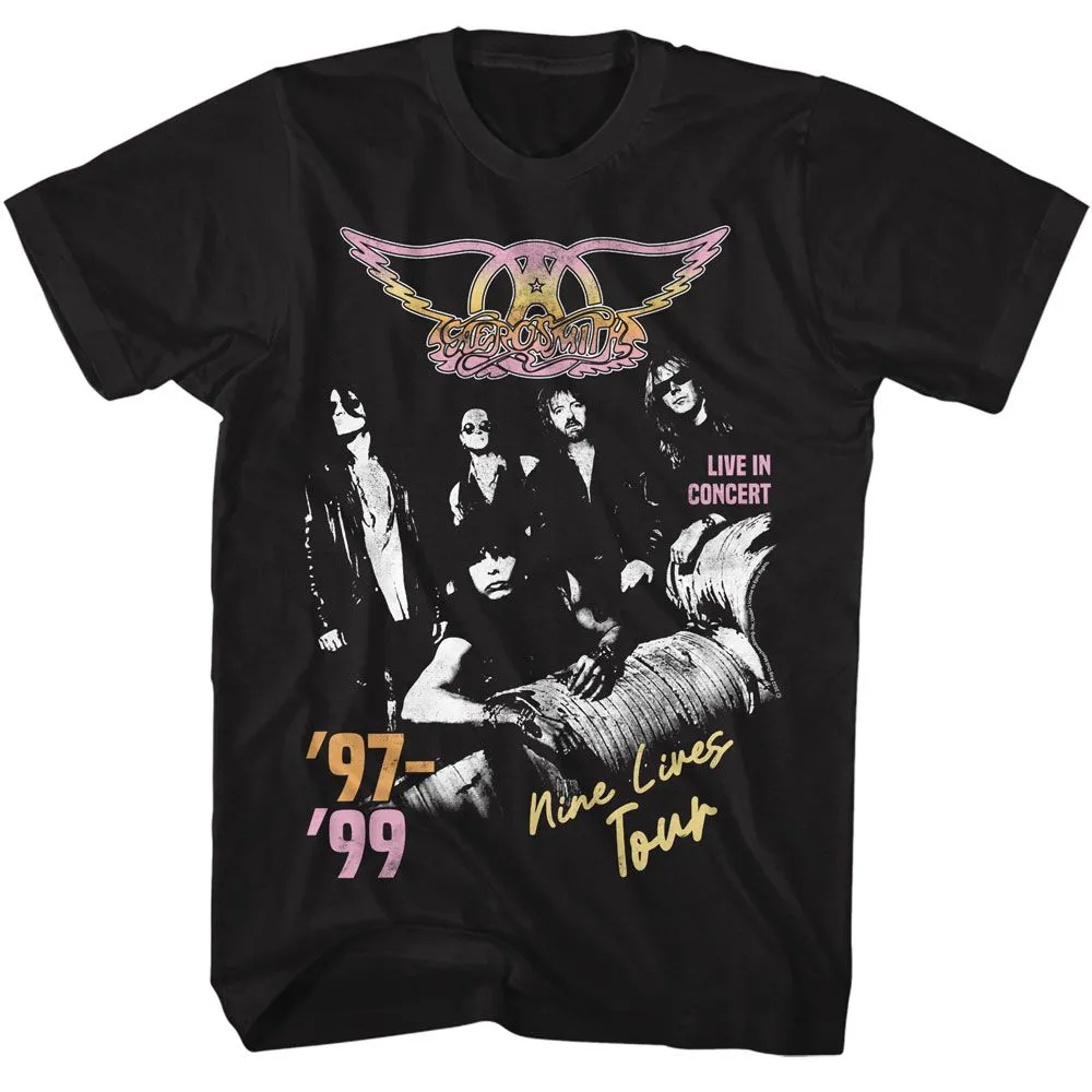 Aerosmith - Nine Lives Tour T-Shirt