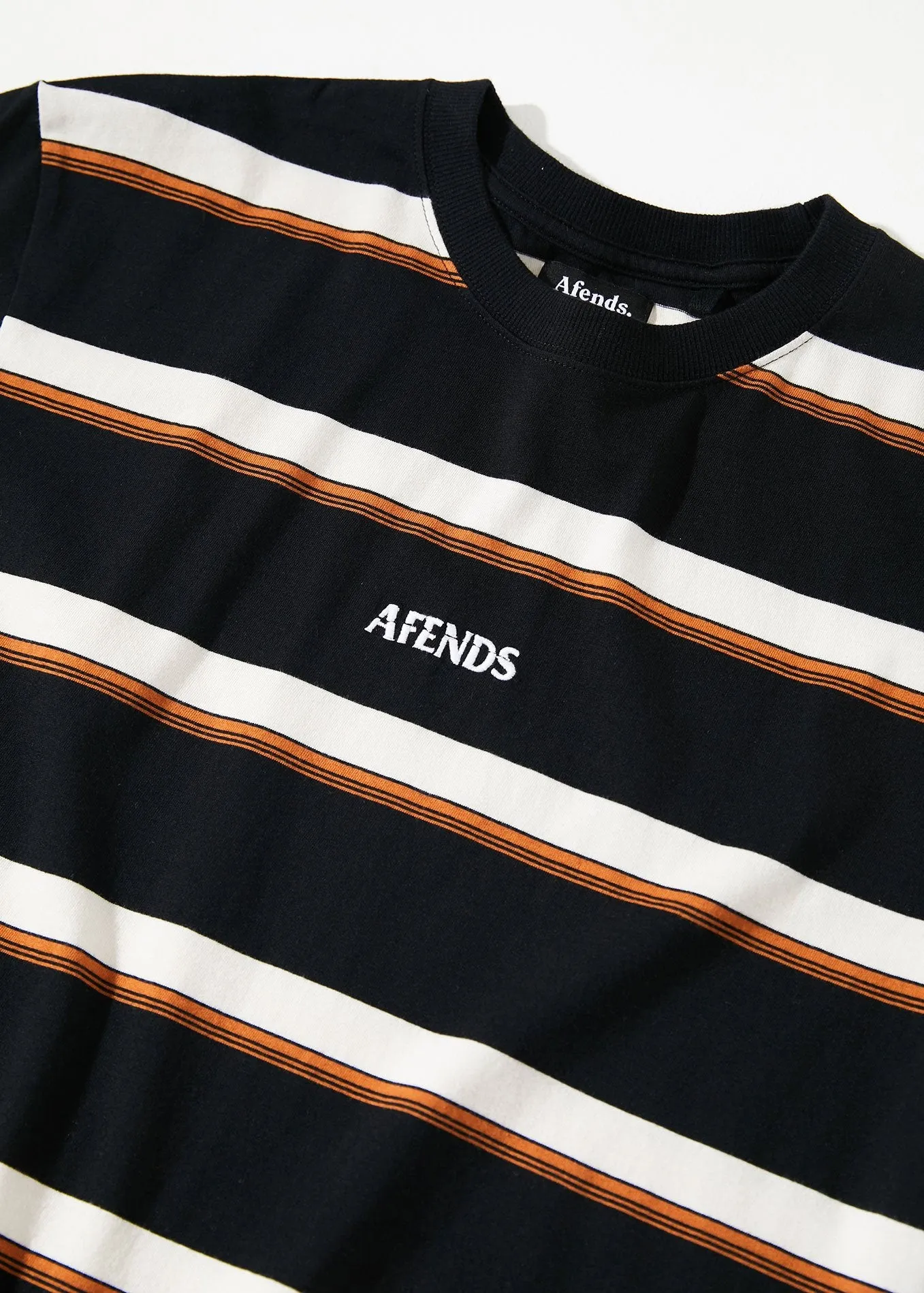 Afends Mens Death Ramps - Retro Fit Tee - Black