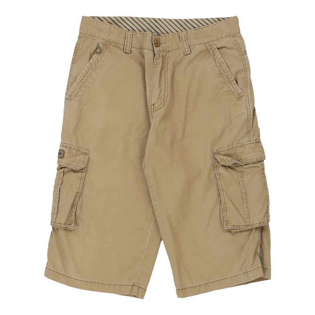 Afs Jeep Cargo Shorts - 32W 14L Beige Cotton