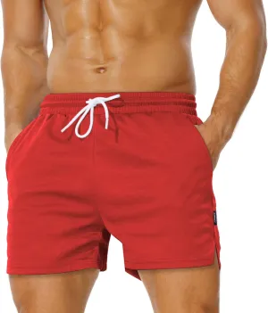 AIMPACT Mens Mesh Athletic Shorts Gym Athletic Workout Shorts for Men 5 Inch Running Shorts with Pocket