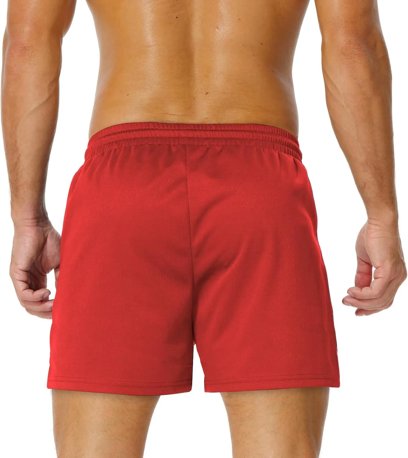 AIMPACT Mens Mesh Athletic Shorts Gym Athletic Workout Shorts for Men 5 Inch Running Shorts with Pocket