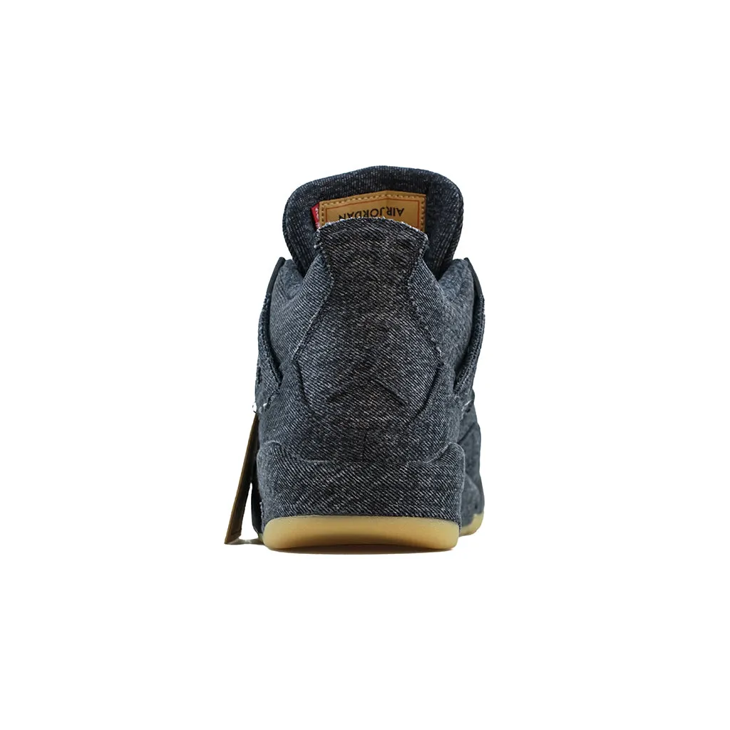 Air Jordan 4 Retro Levis NRG (Black/Black/Black)