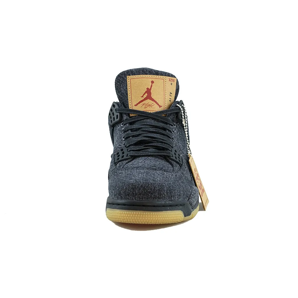 Air Jordan 4 Retro Levis NRG (Black/Black/Black)