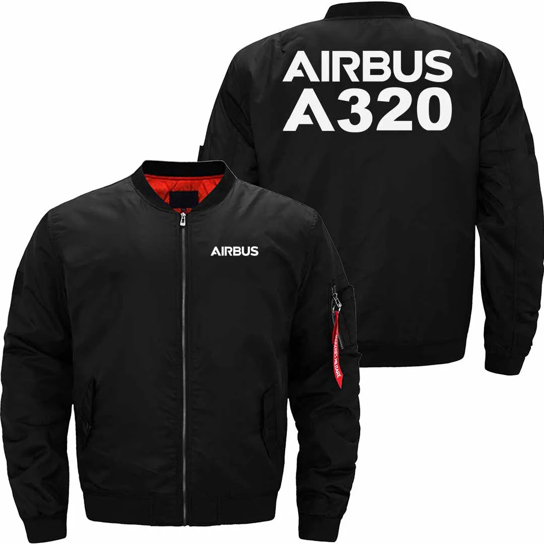 AIRBUS A320  BOMBER FLIGHT AVIATOR JACKET