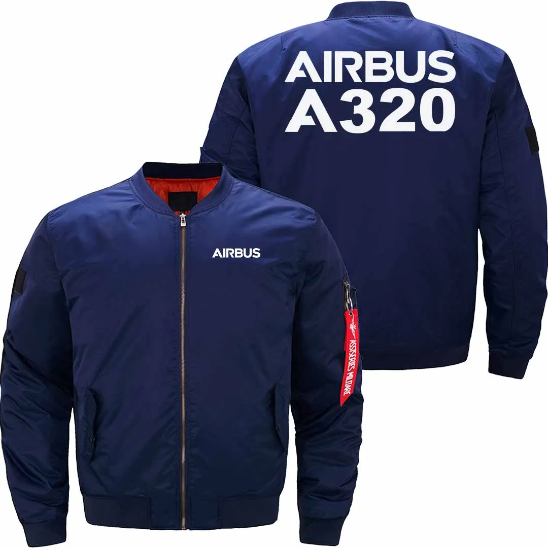 AIRBUS A320  BOMBER FLIGHT AVIATOR JACKET