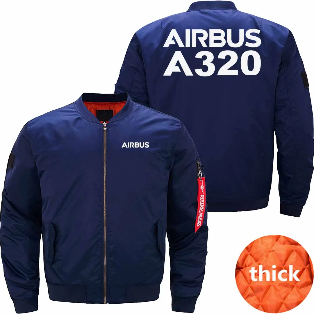 AIRBUS A320  BOMBER FLIGHT AVIATOR JACKET