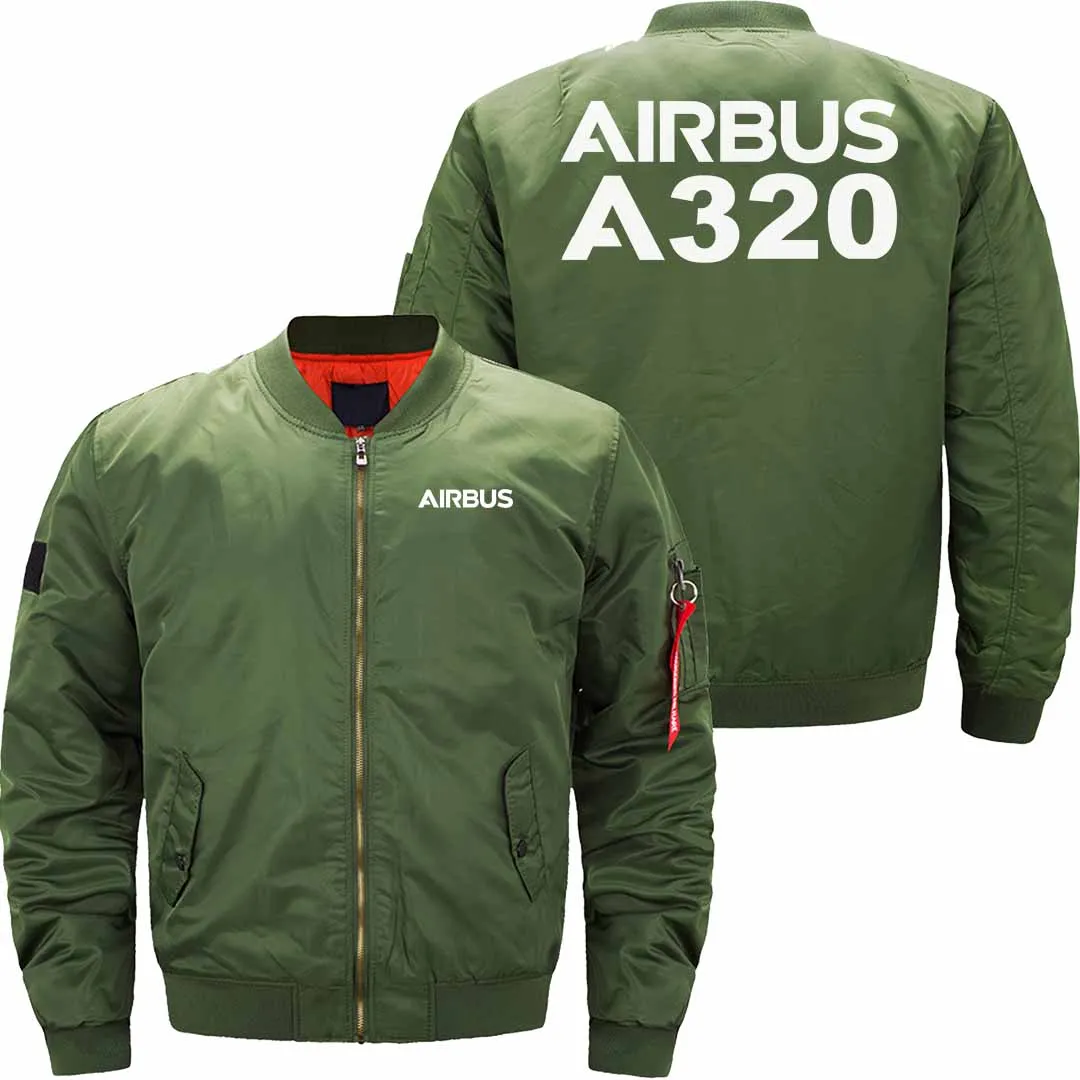 AIRBUS A320  BOMBER FLIGHT AVIATOR JACKET