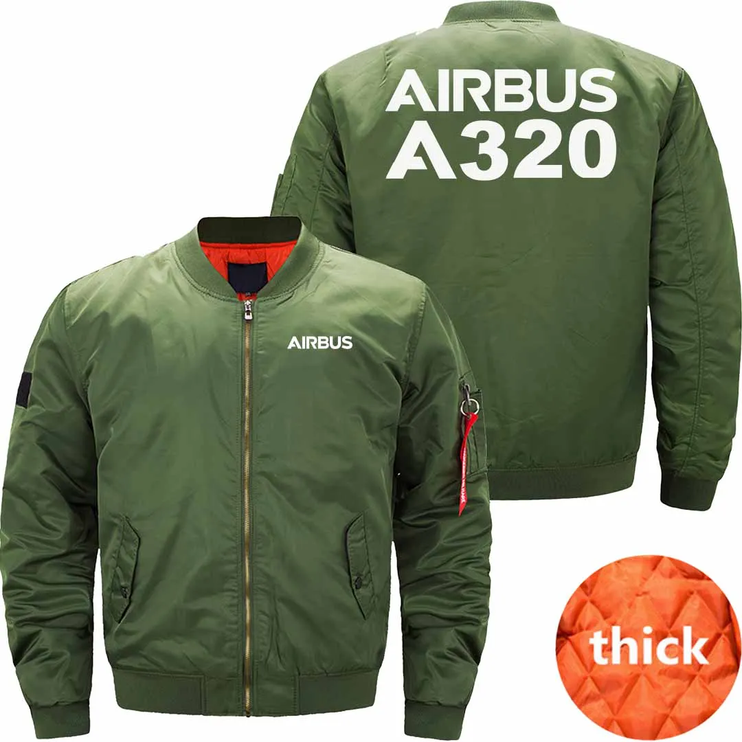 AIRBUS A320  BOMBER FLIGHT AVIATOR JACKET
