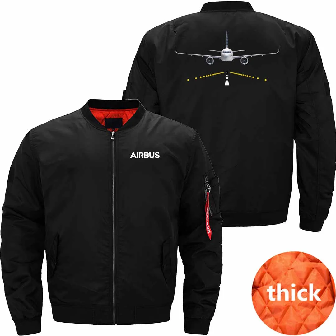 AIRBUS A320 RUNWAY BOMBER FLIGHT AVIATOR JACKET