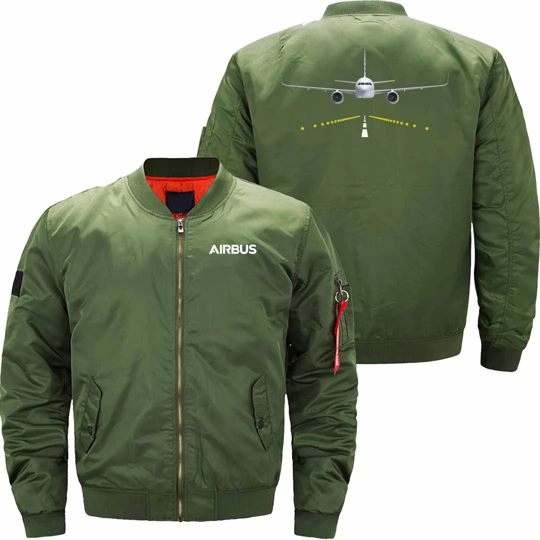 AIRBUS A320 RUNWAY BOMBER FLIGHT AVIATOR JACKET