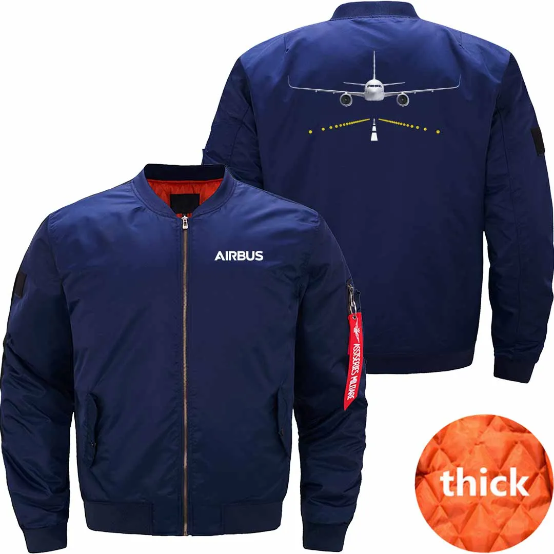 AIRBUS A320 RUNWAY BOMBER FLIGHT AVIATOR JACKET