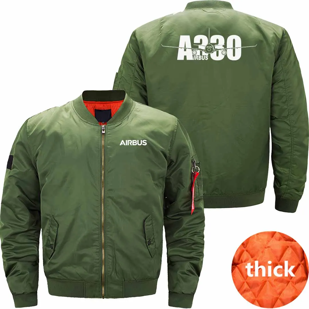 AIRBUS A330  BOMBER FLIGHT AVIATOR JACKET