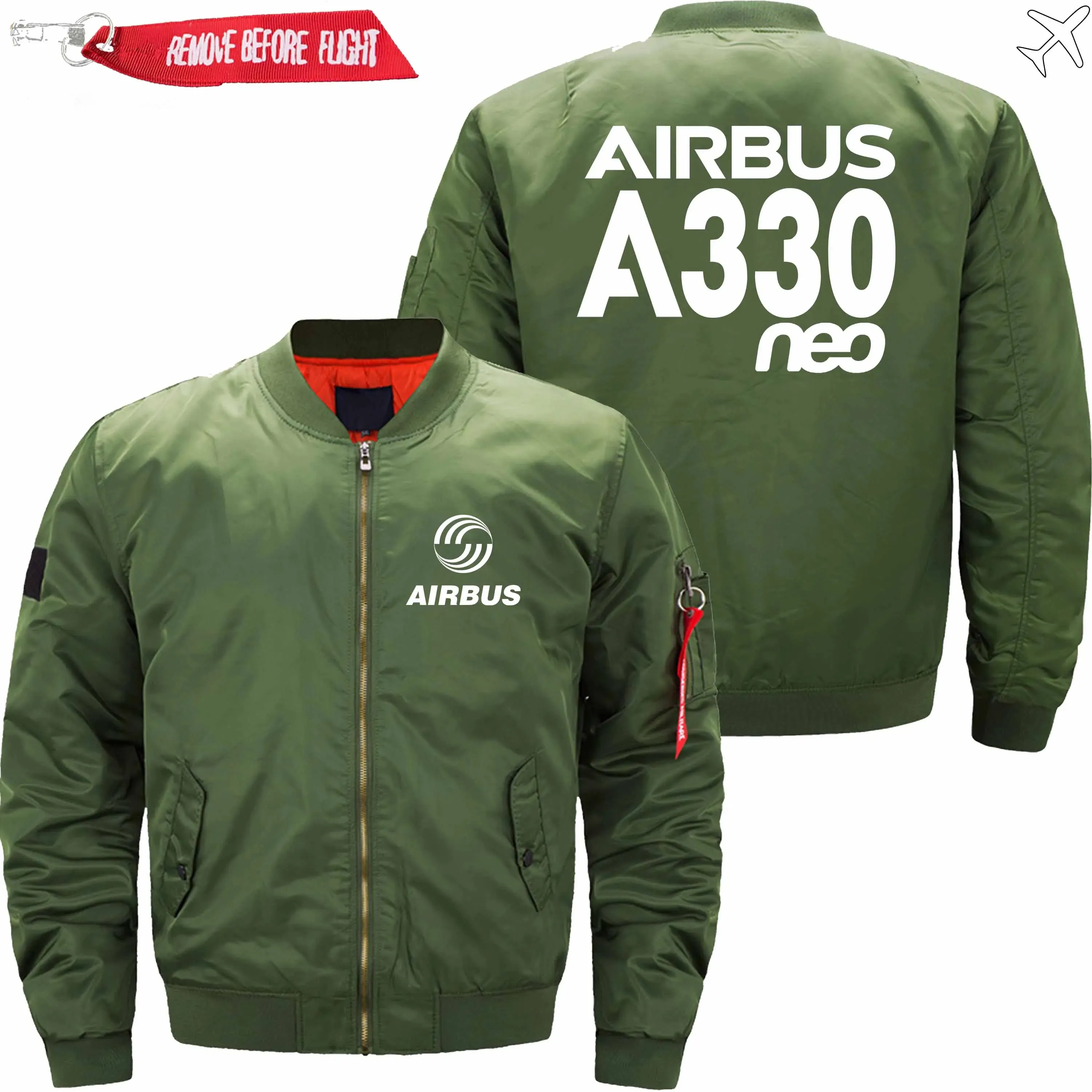 AIRBUS A330NEO BOMBER FLIGHT AVIATOR JACKET