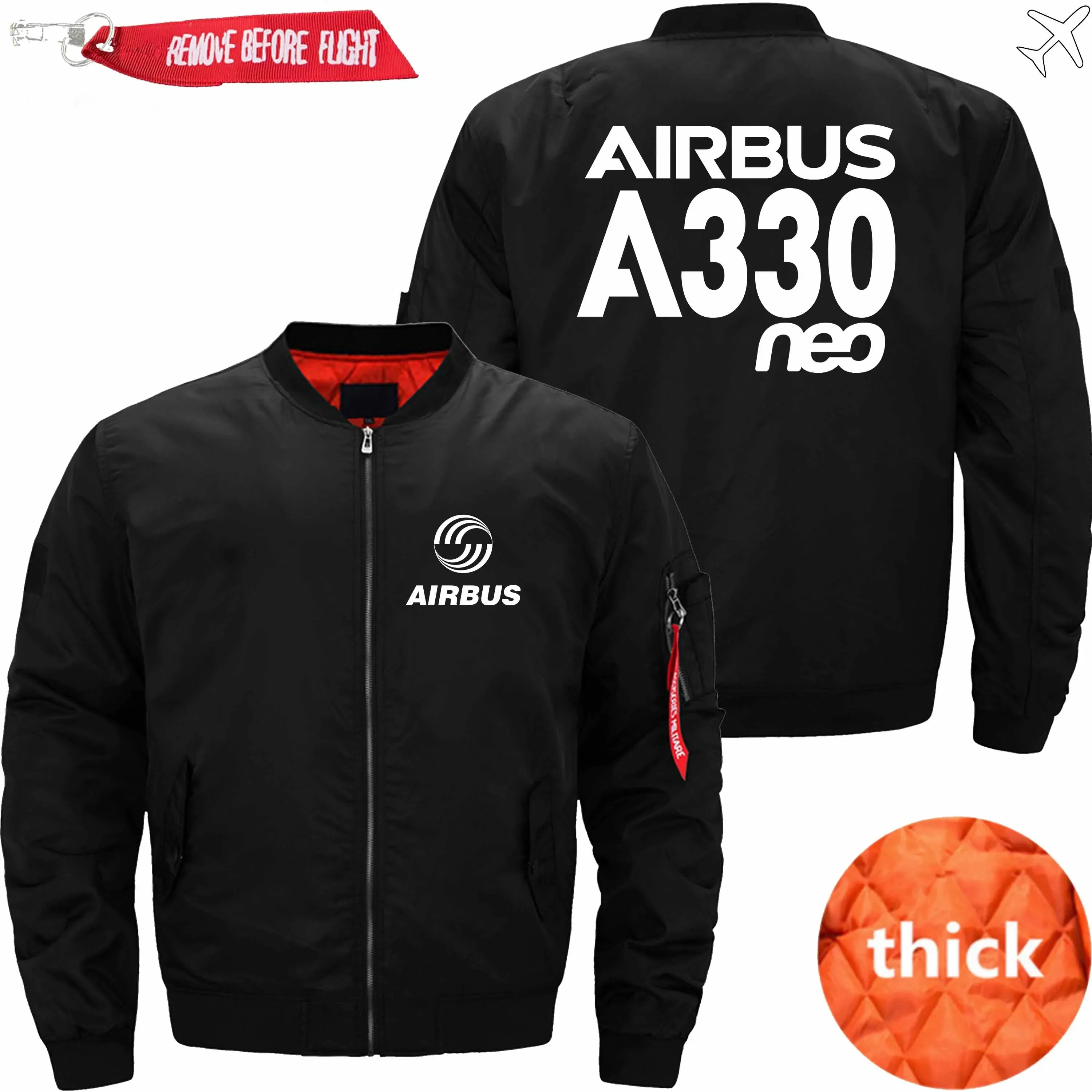 AIRBUS A330NEO BOMBER FLIGHT AVIATOR JACKET