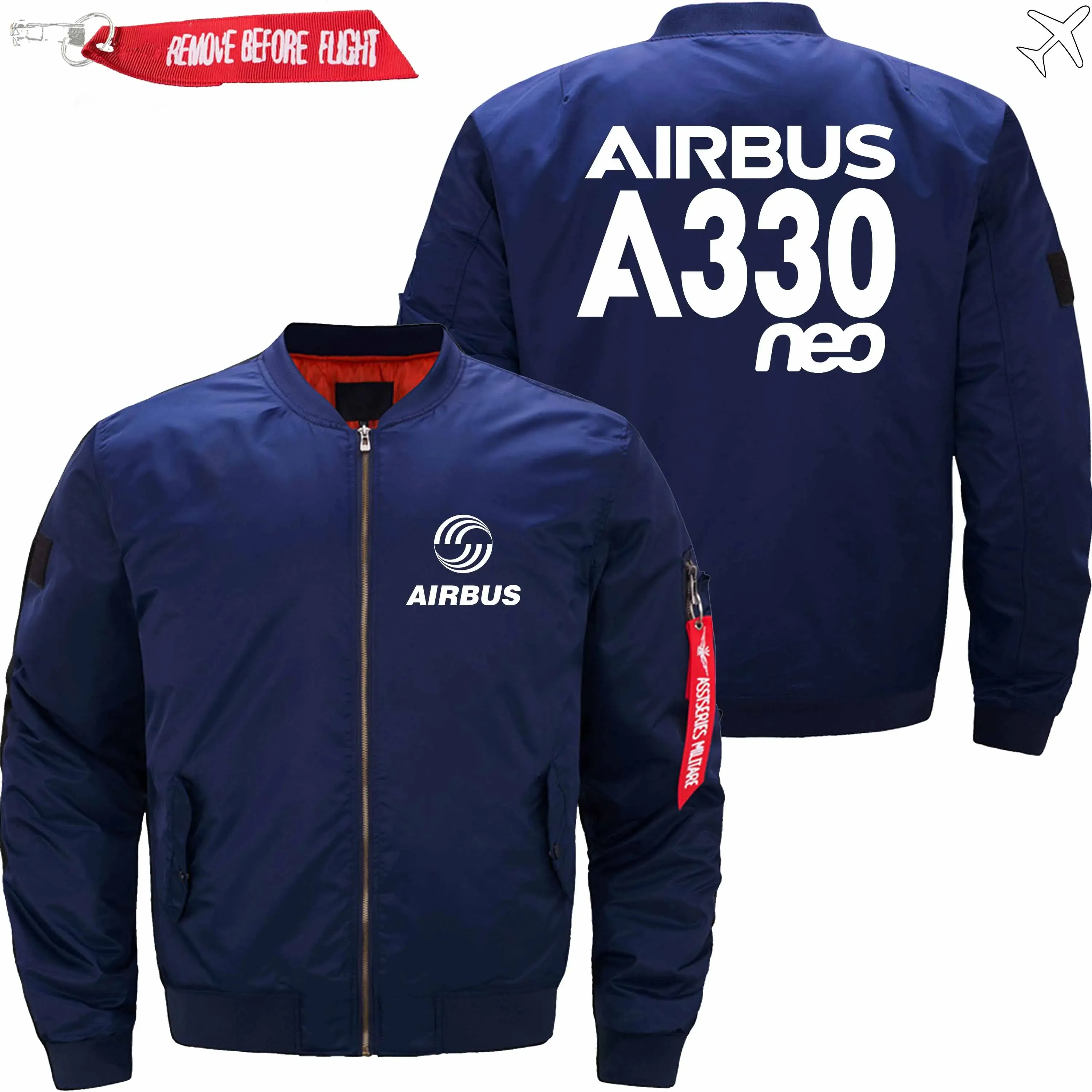 AIRBUS A330NEO BOMBER FLIGHT AVIATOR JACKET