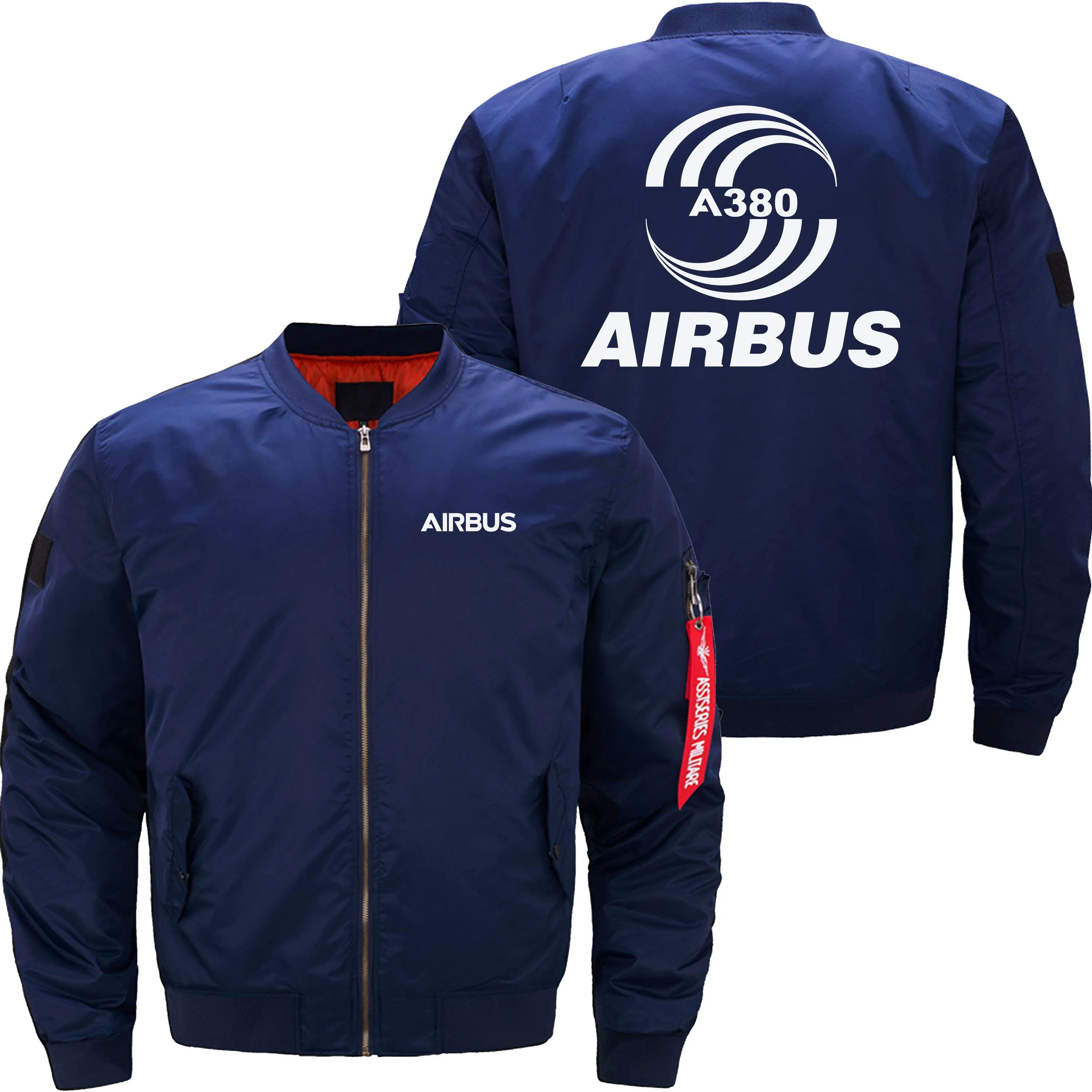AIRBUS A380 BOMBER FLIGHT AVIATOR JACKET