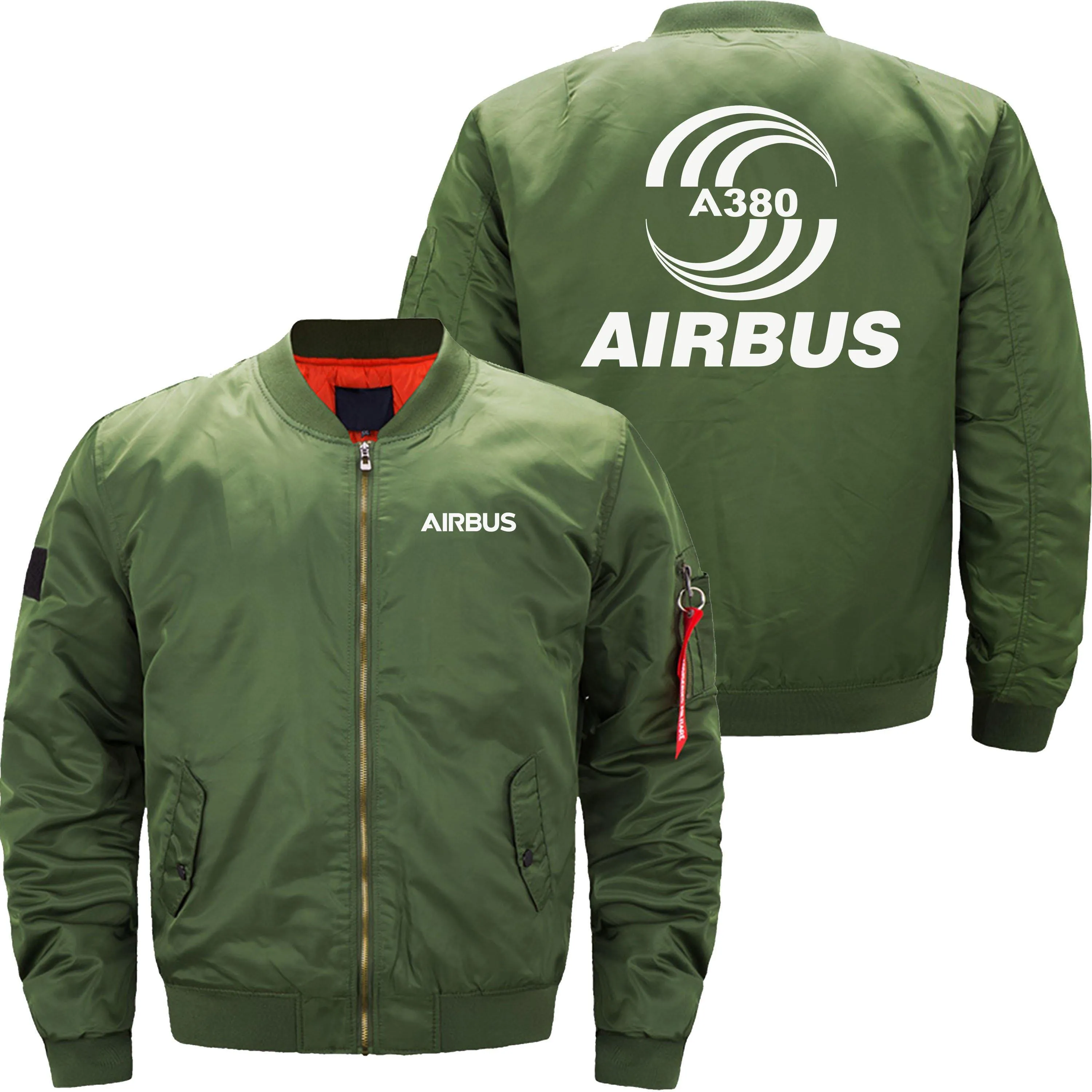 AIRBUS A380 BOMBER FLIGHT AVIATOR JACKET
