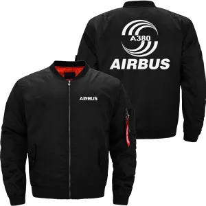 AIRBUS A380 BOMBER FLIGHT AVIATOR JACKET