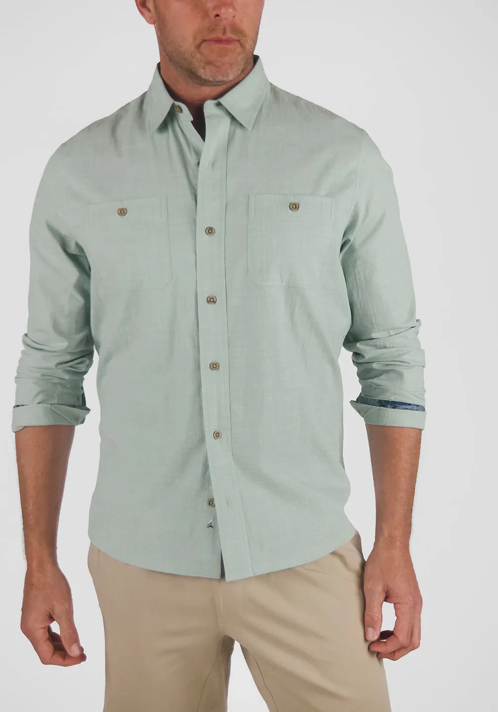 Airotec® Stretch Lightweight Chambray Work Shirt
