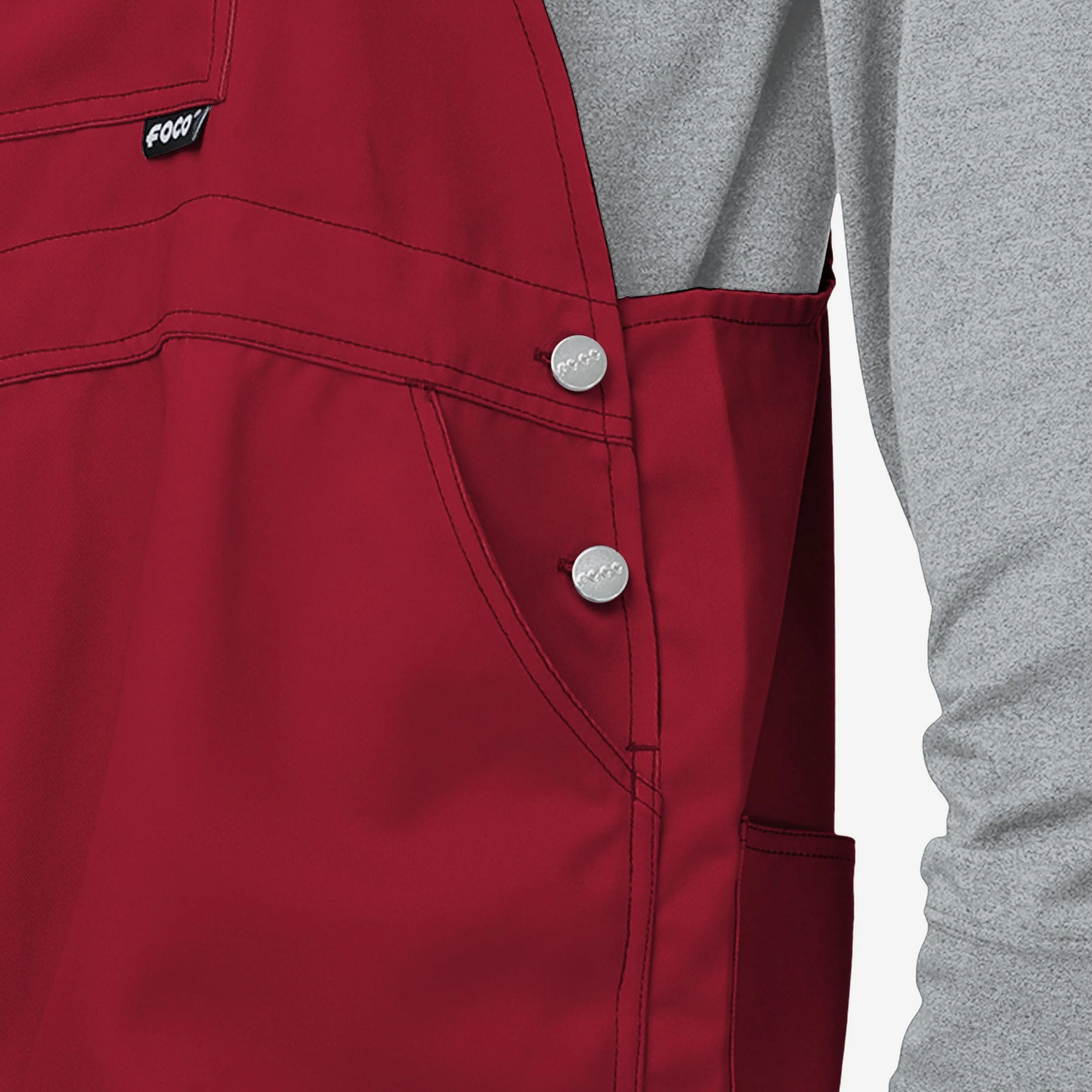 Alabama Crimson Tide Mens Big Logo Bib Overalls
