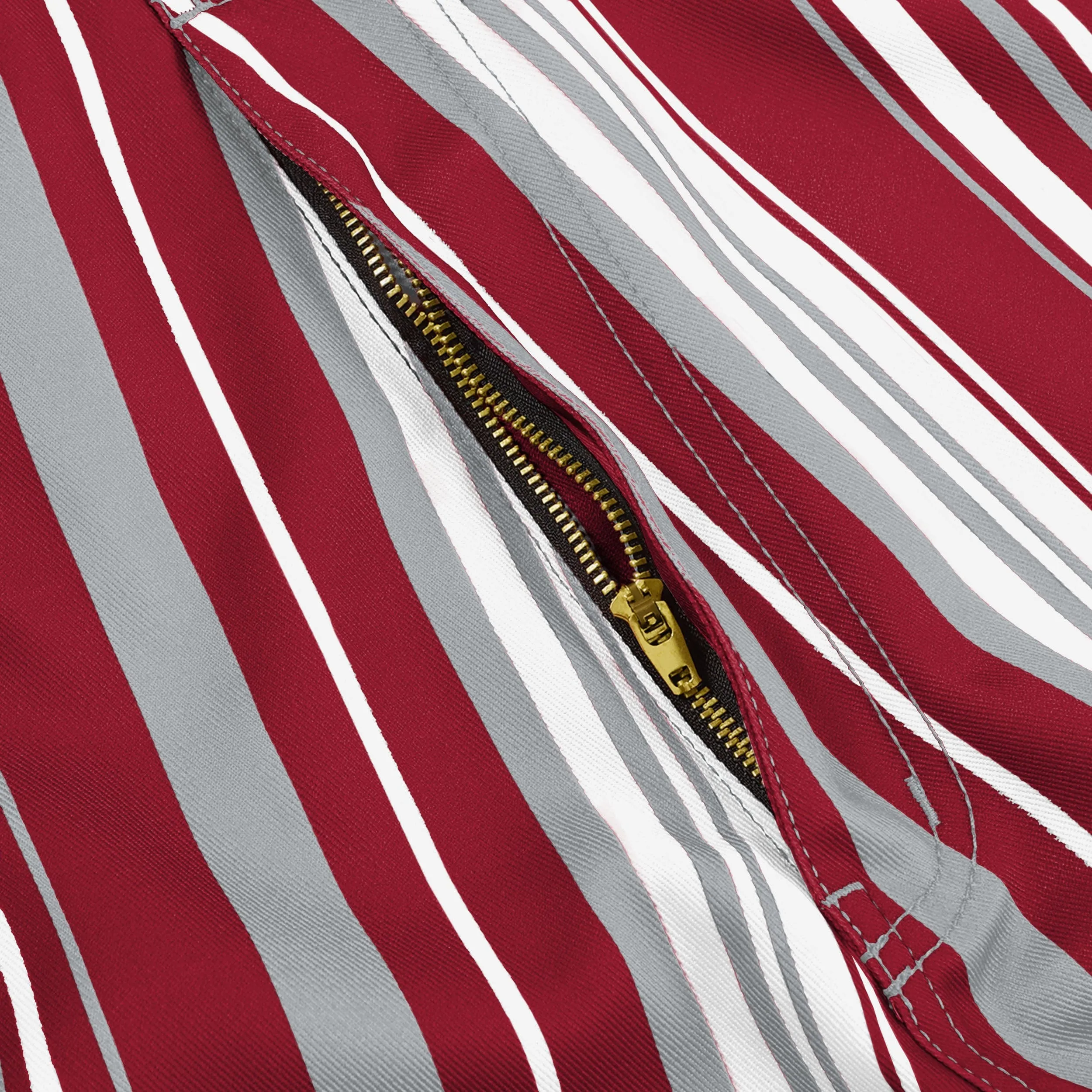 Alabama Crimson Tide Mens Hyper Stripe Bib Overalls