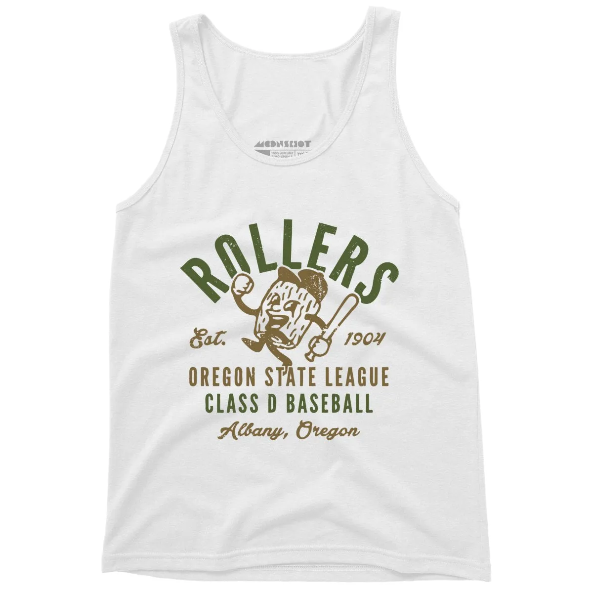 Albany Rollers - Oregon - Vintage Defunct Baseball Teams - Unisex Tank Top