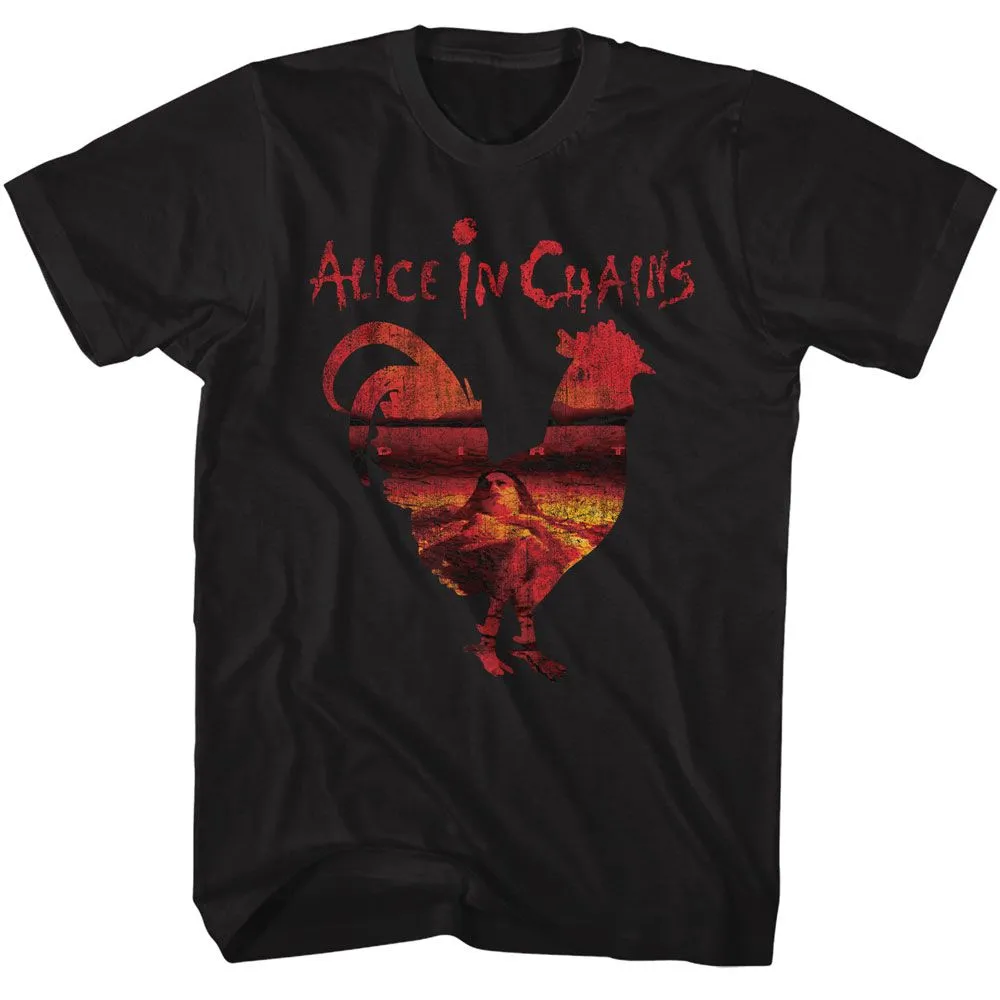 Alice In Chains - Dirt Album Rooster T-Shirt
