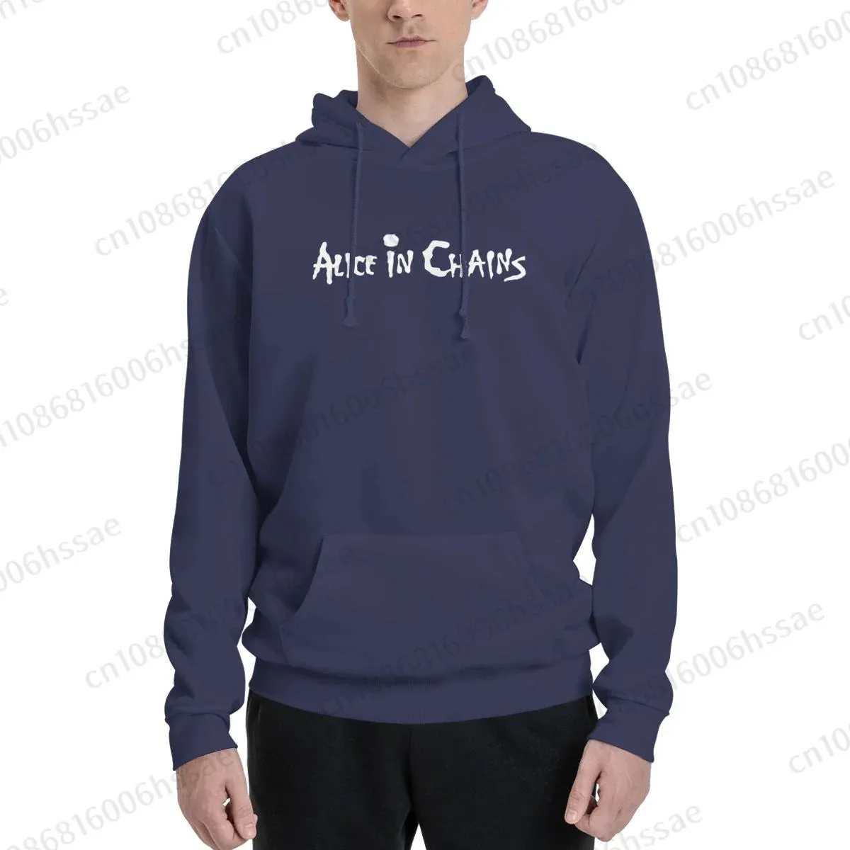 Alice in Chains Fleece Hoodie – Autumn/Winter Metal Band Pullover for Men & Women