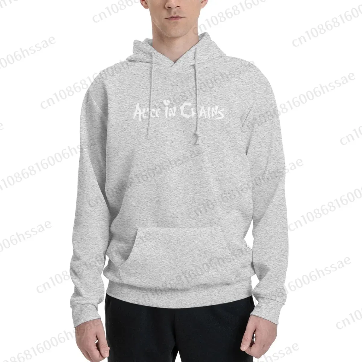 Alice in Chains Fleece Hoodie – Autumn/Winter Metal Band Pullover for Men & Women