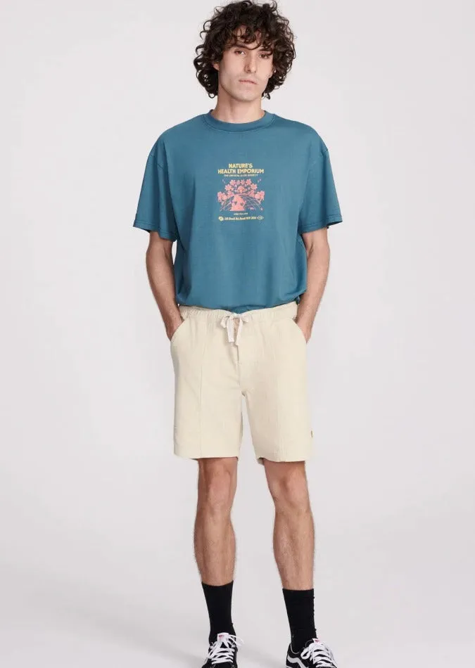 ALLDAY CORD WALKSHORT ECRU