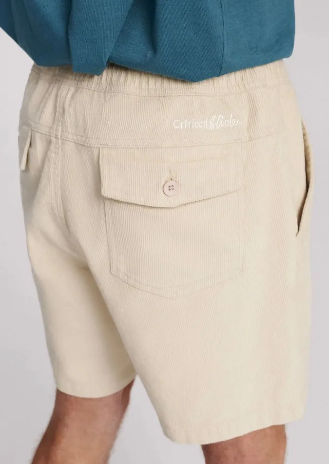 ALLDAY CORD WALKSHORT ECRU