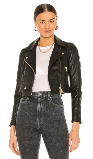 ALLSAINTS Elora Biker Jacket in Black