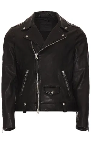 ALLSAINTS Milo Biker Jacket in Black