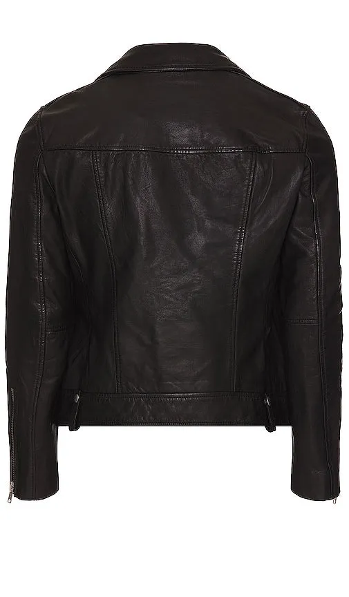 ALLSAINTS Milo Biker Jacket in Black