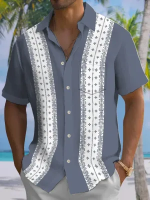 Alohadaddy Summer Ethnic Simple Commuting Casual Shirt