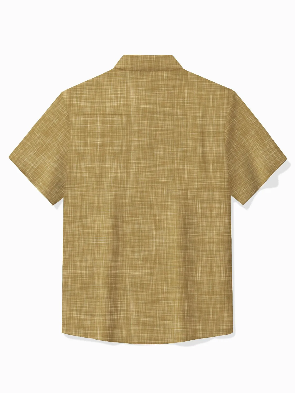 Alohadaddy Vintage Bowling Men's Hawaiian Shirt Stripe Print Guayabera Pocket Camping Shirt
