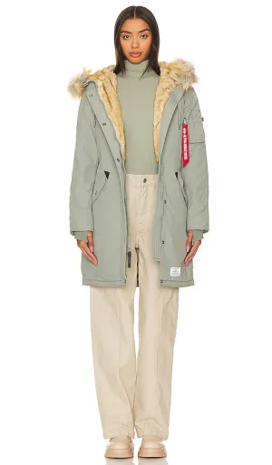 ALPHA INDUSTRIES Elyse Parka in Baby Blue