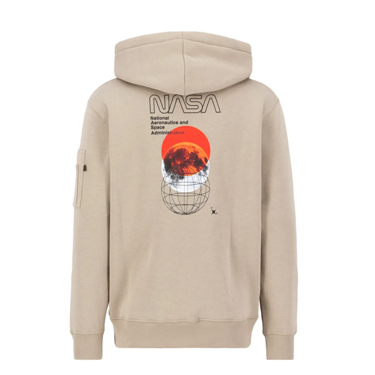 Alpha Industries - Felpa Nasa Orbit Vintage Sand - 146339 - VINTAGE/SAND