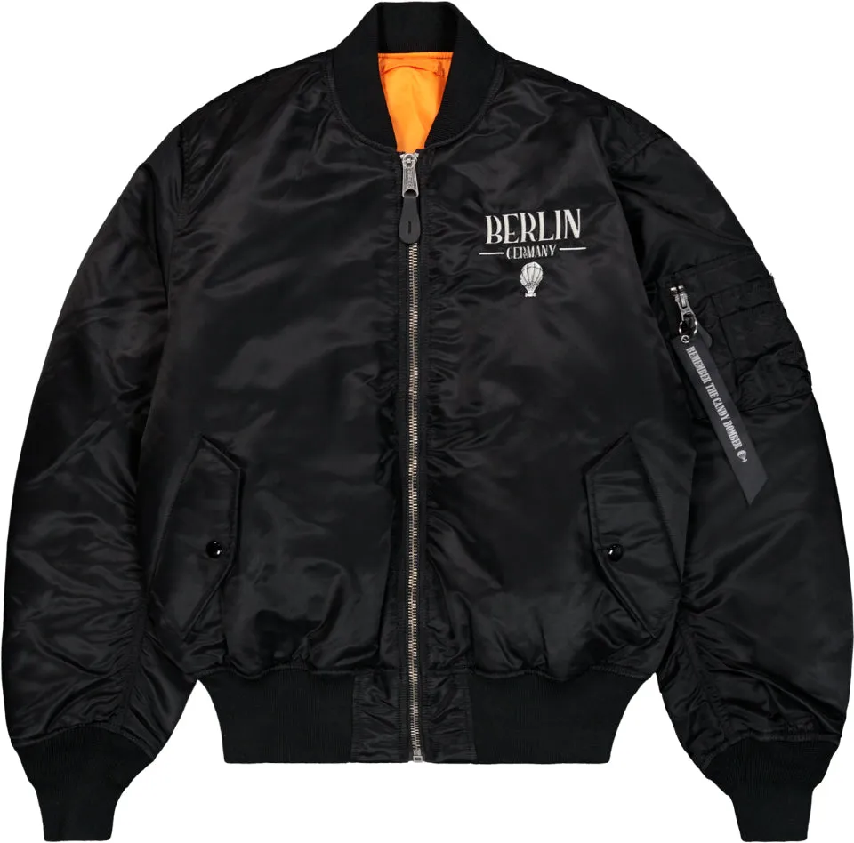 Alpha Industries giacca MA-1 Berlin Candy Bomber black