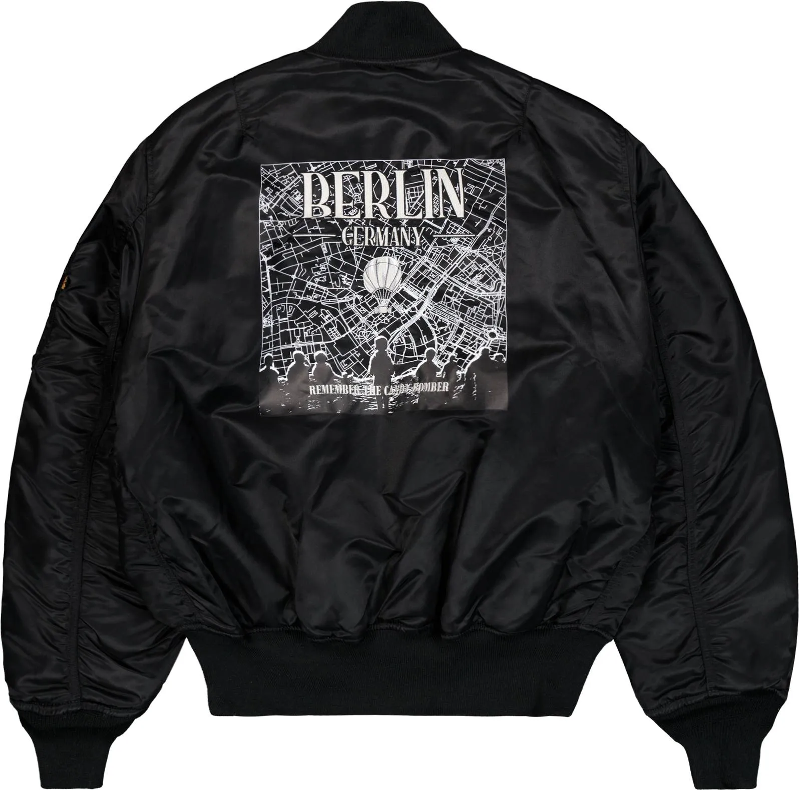 Alpha Industries giacca MA-1 Berlin Candy Bomber black