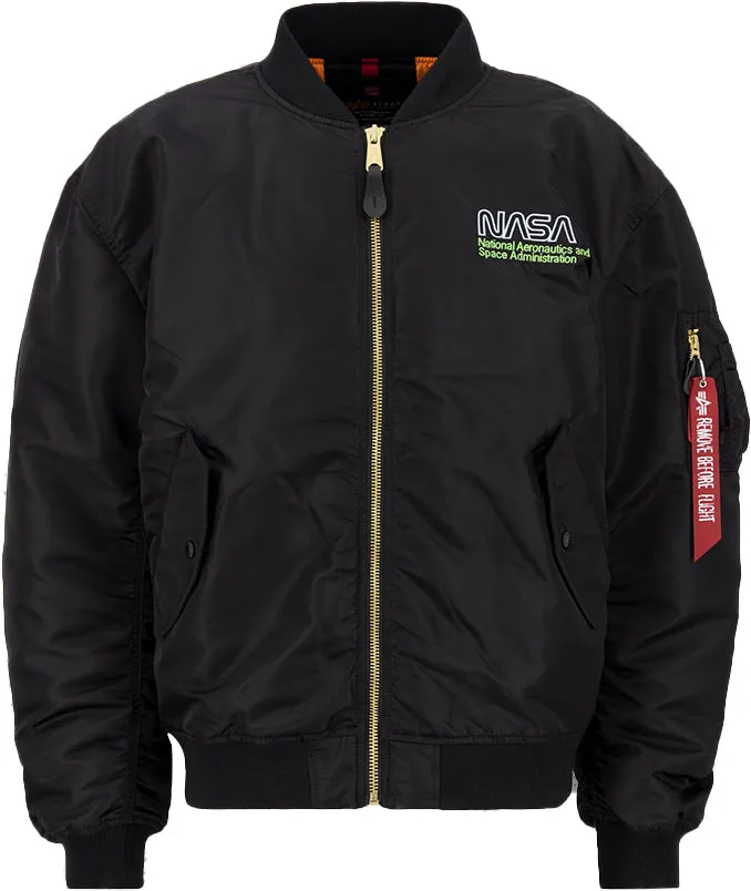 Alpha Industries giacca Ma-1 Nasa Skylab Bomber black green