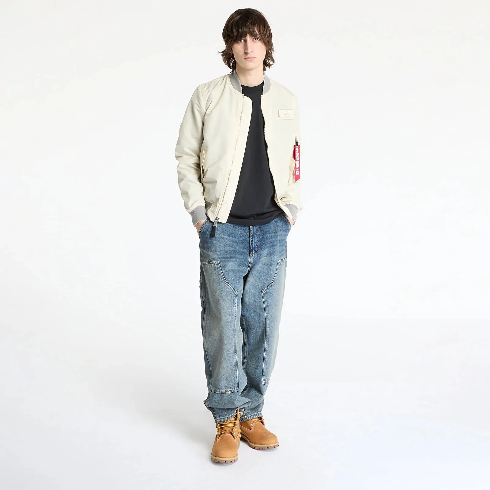 Alpha Industries uomo giubbino MA-1 TTC X126101 300 vintage white